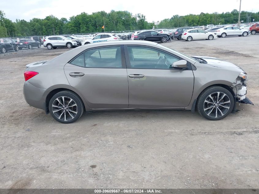 2017 Toyota Corolla Se VIN: 2T1BURHE1HC780593 Lot: 39609667