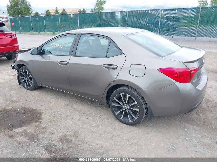 2017 Toyota Corolla Se VIN: 2T1BURHE1HC780593 Lot: 39609667