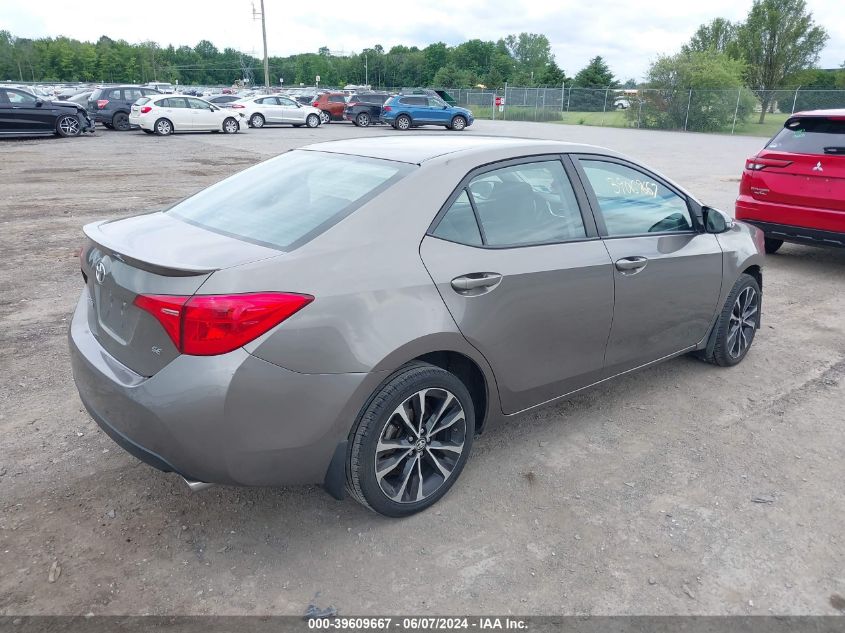 2017 Toyota Corolla Se VIN: 2T1BURHE1HC780593 Lot: 39609667