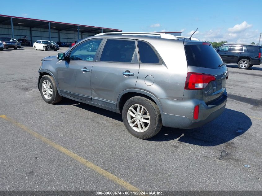 2014 Kia Sorento Lx VIN: 5XYKT3A69EG483610 Lot: 39609674