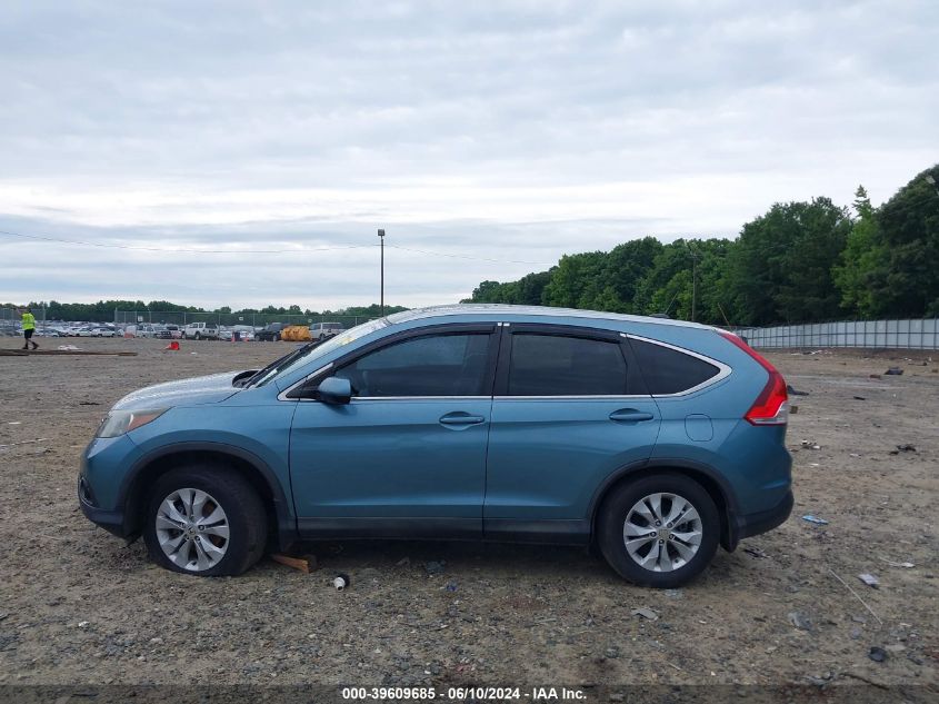 2014 Honda Cr-V Ex-L VIN: 2HKRM3H75EH529369 Lot: 39609685
