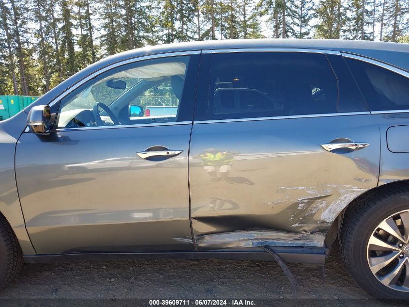 2014 Acura Mdx Technology Pkg W/Entertainment Pkg VIN: 5FRYD4H6XEB034977 Lot: 39609711