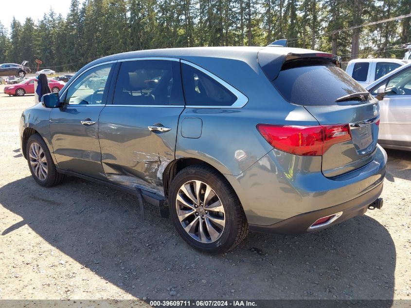 2014 Acura Mdx Technology Pkg W/Entertainment Pkg VIN: 5FRYD4H6XEB034977 Lot: 39609711