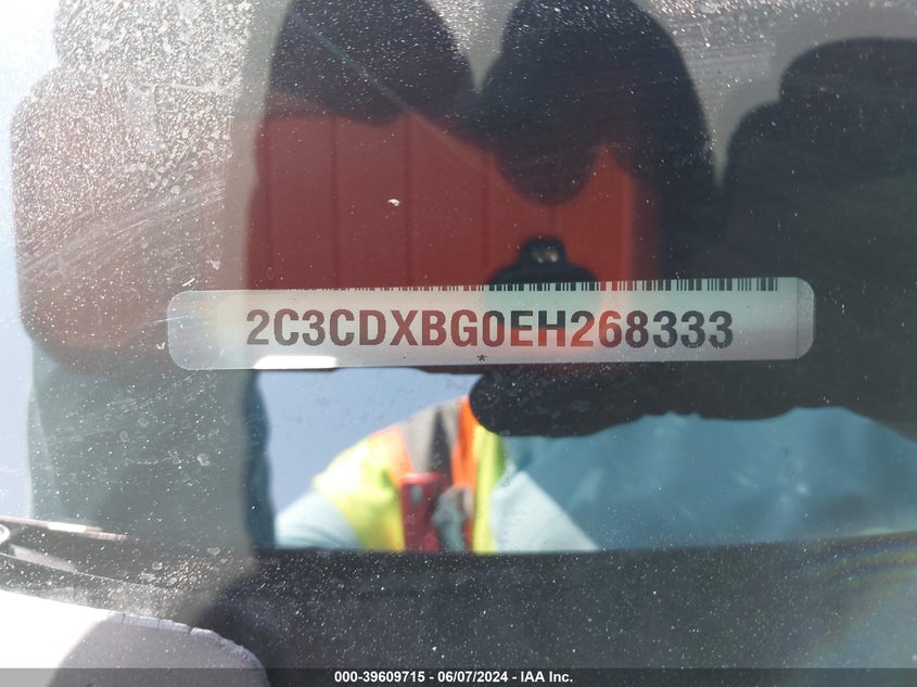 2014 Dodge Charger Se VIN: 2C3CDXBG0EH268333 Lot: 39609715