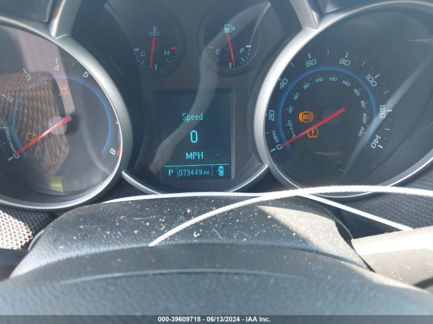 2012 Chevrolet Cruze Eco VIN: 1G1PJ5SCXC7217950 Lot: 39609718