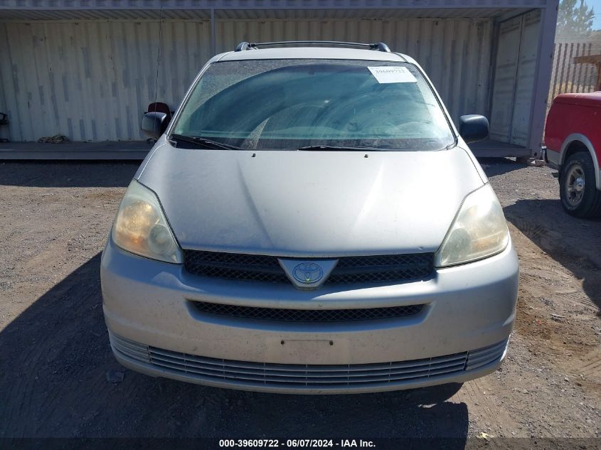 2005 Toyota Sienna Le VIN: 5TDZA23C25S379030 Lot: 39609722