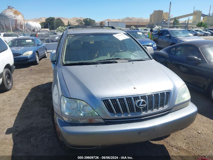 2002 Lexus Rx 300 VIN: JTJHF10U320274318 Lot: 39609726