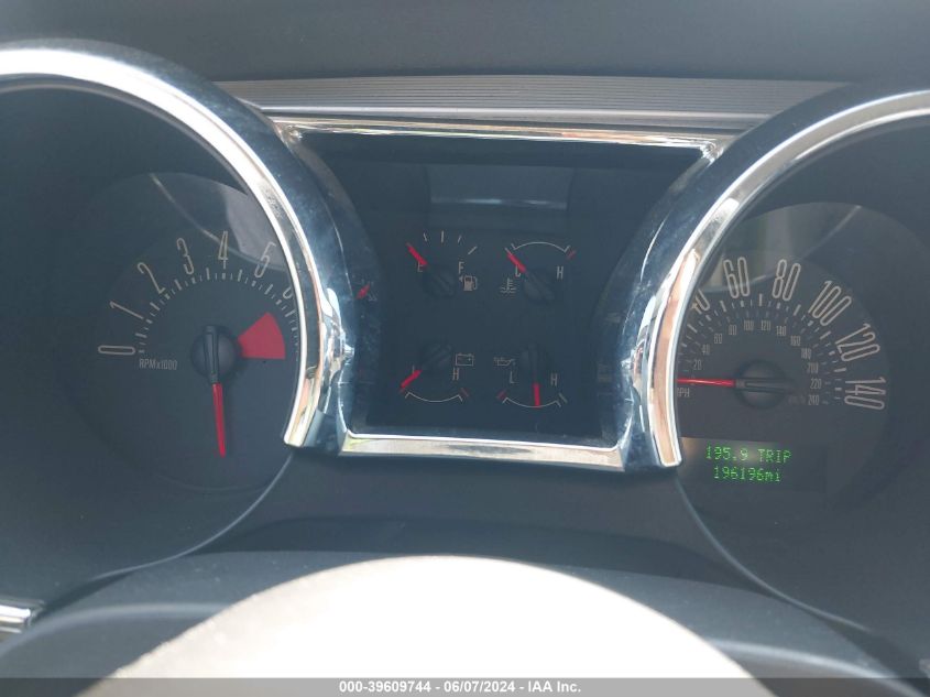 2007 Ford Mustang Gt Deluxe/Gt Premium VIN: 1ZVFT82H175332266 Lot: 39609744