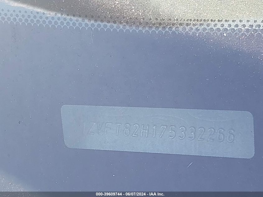 2007 Ford Mustang Gt Deluxe/Gt Premium VIN: 1ZVFT82H175332266 Lot: 39609744
