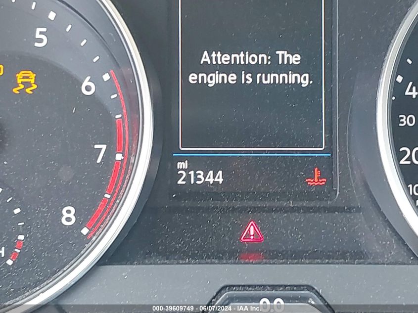 2021 Volkswagen Tiguan 2.0T Se/2.0T Se R-Line Black/2.0T Sel VIN: 3VV2B7AX7MM021780 Lot: 39609749