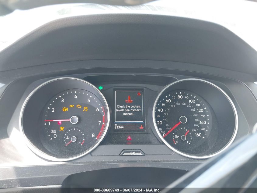 2021 Volkswagen Tiguan 2.0T Se/2.0T Se R-Line Black/2.0T Sel VIN: 3VV2B7AX7MM021780 Lot: 39609749