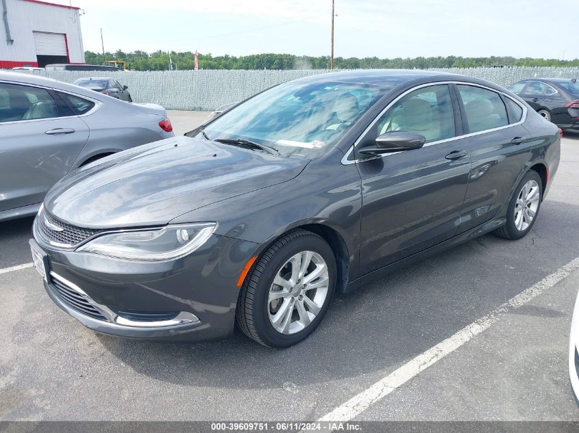 2016 Chrysler 200 Limited VIN: 1C3CCCAB5GN181264 Lot: 39609751