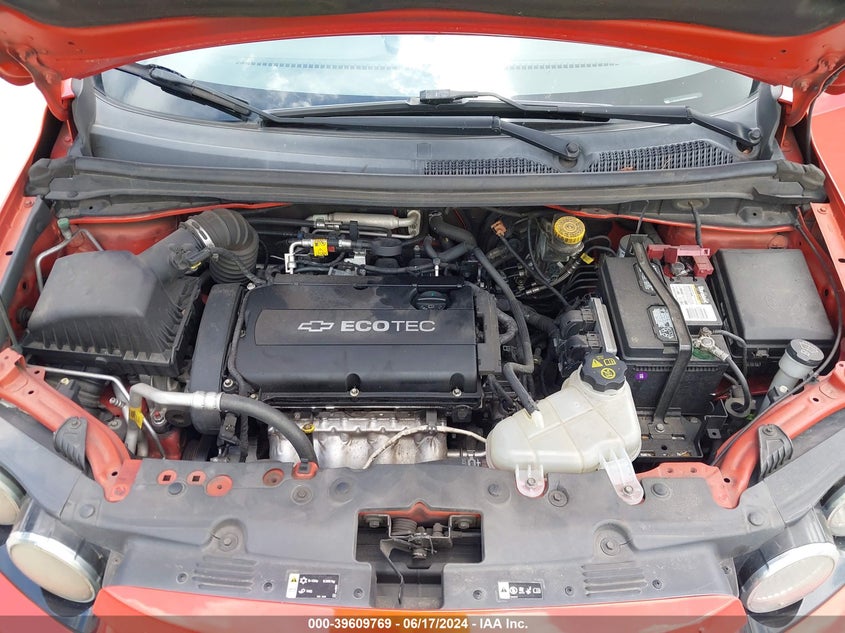 2012 Chevrolet Sonic 2Lt VIN: 1G1JC6SH5C4104734 Lot: 39609769