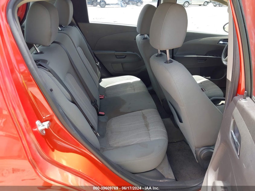 2012 Chevrolet Sonic 2Lt VIN: 1G1JC6SH5C4104734 Lot: 39609769