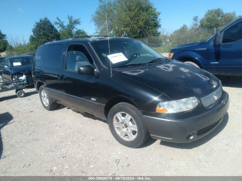 2001 Mercury Villager Sport VIN: 4M2ZV12T71DJ16063 Lot: 39609776