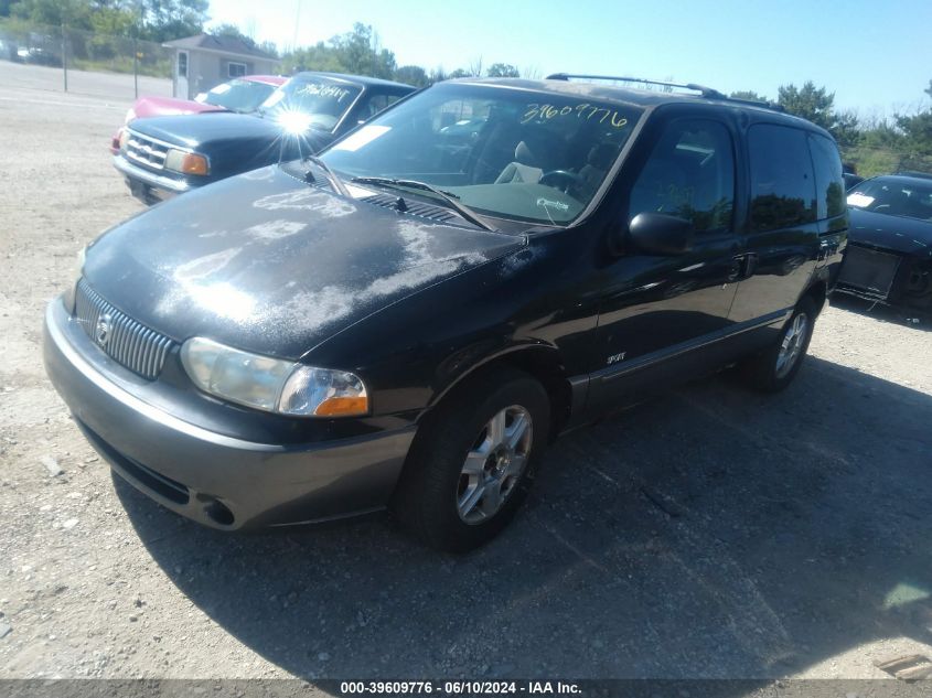 2001 Mercury Villager Sport VIN: 4M2ZV12T71DJ16063 Lot: 39609776