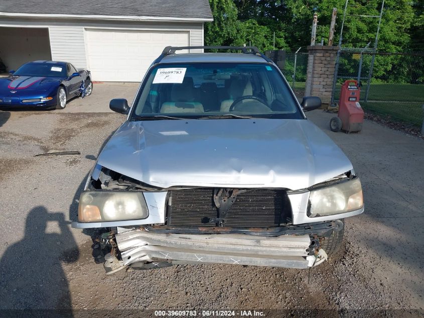 2003 Subaru Forester X VIN: JF1SG63653H767748 Lot: 39609783