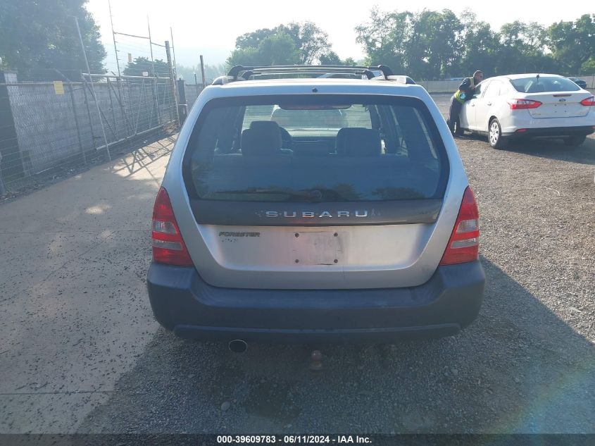 2003 Subaru Forester X VIN: JF1SG63653H767748 Lot: 39609783
