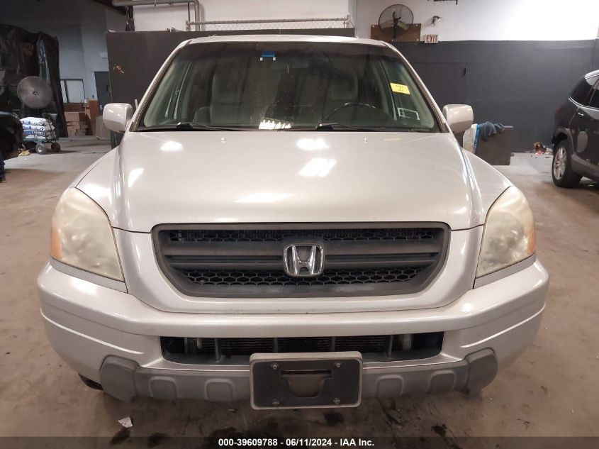 2003 Honda Pilot Ex-L VIN: 2HKYF18683H556032 Lot: 39609788