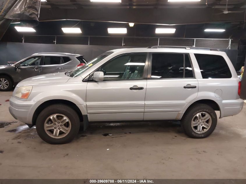 2003 Honda Pilot Ex-L VIN: 2HKYF18683H556032 Lot: 39609788