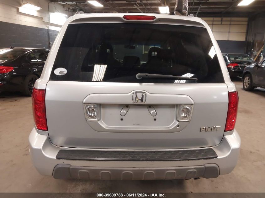 2003 Honda Pilot Ex-L VIN: 2HKYF18683H556032 Lot: 39609788