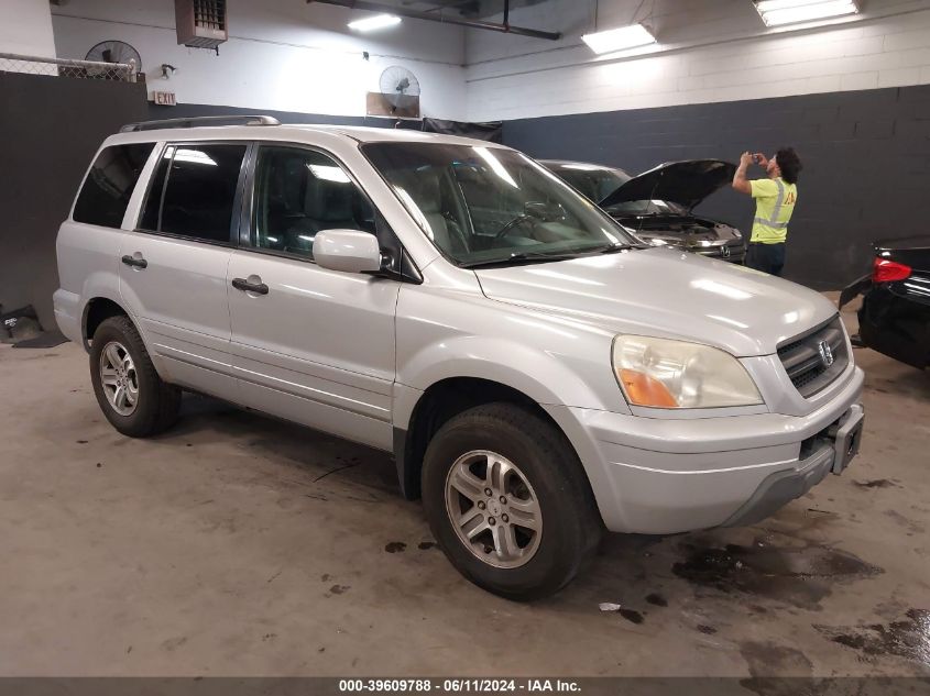 2003 Honda Pilot Ex-L VIN: 2HKYF18683H556032 Lot: 39609788