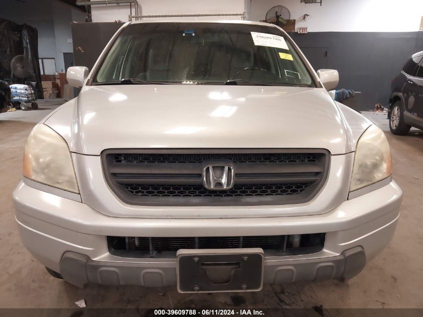 2003 Honda Pilot Ex-L VIN: 2HKYF18683H556032 Lot: 39609788