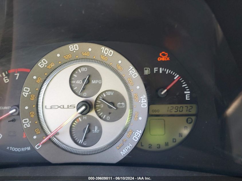 2001 Lexus Is 300 VIN: JTHBD182510032967 Lot: 39609811