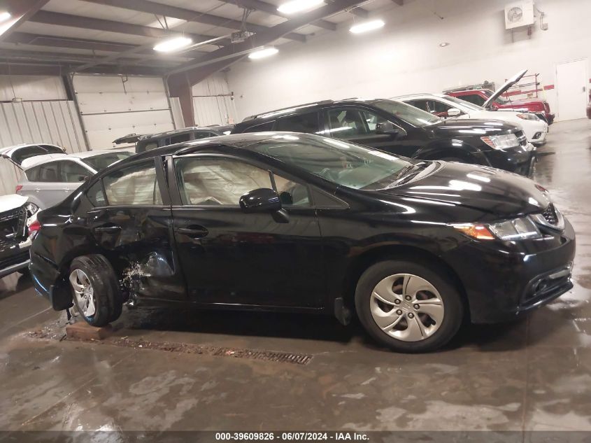 2015 Honda Civic Lx VIN: 19XFB2F53FE035828 Lot: 39609826