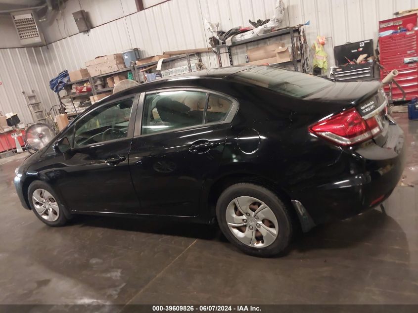 2015 Honda Civic Lx VIN: 19XFB2F53FE035828 Lot: 39609826