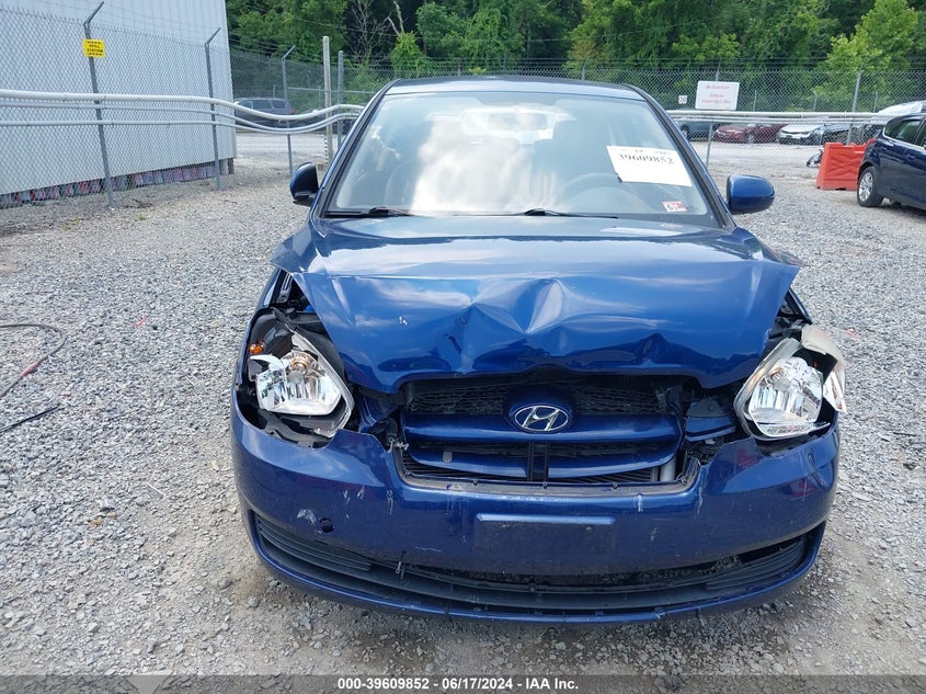 2010 Hyundai Accent Gs VIN: KMHCM3AC8AU157583 Lot: 39609852