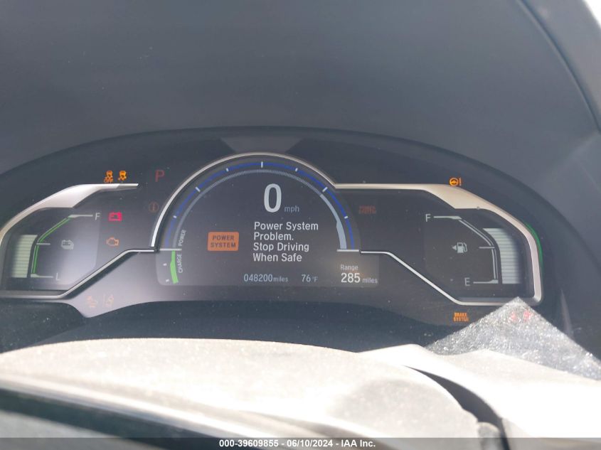 2018 Honda Clarity Plug-In Hybrid Touring VIN: JHMZC5F3XJC020333 Lot: 39609855