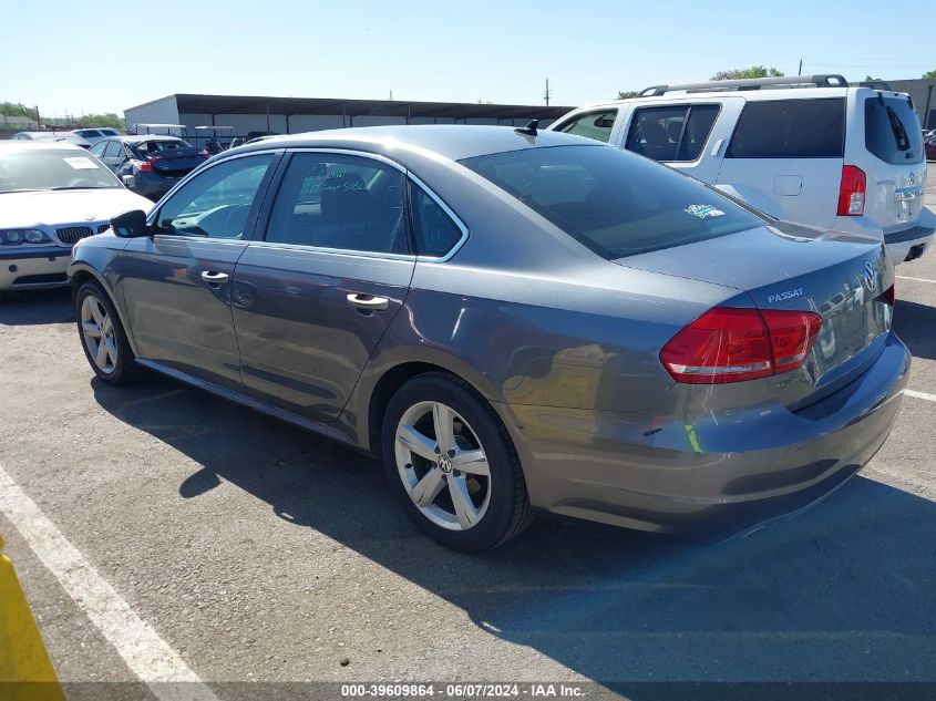 2013 Volkswagen Passat 2.0L Tdi Se VIN: 1VWBN7A35DC129770 Lot: 39609864