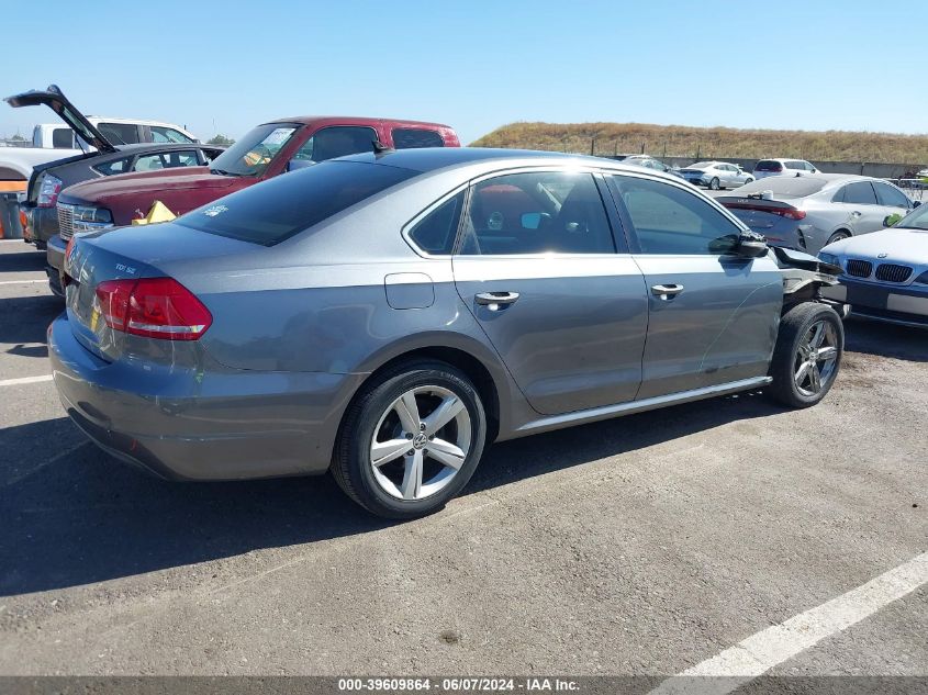 2013 Volkswagen Passat 2.0L Tdi Se VIN: 1VWBN7A35DC129770 Lot: 39609864