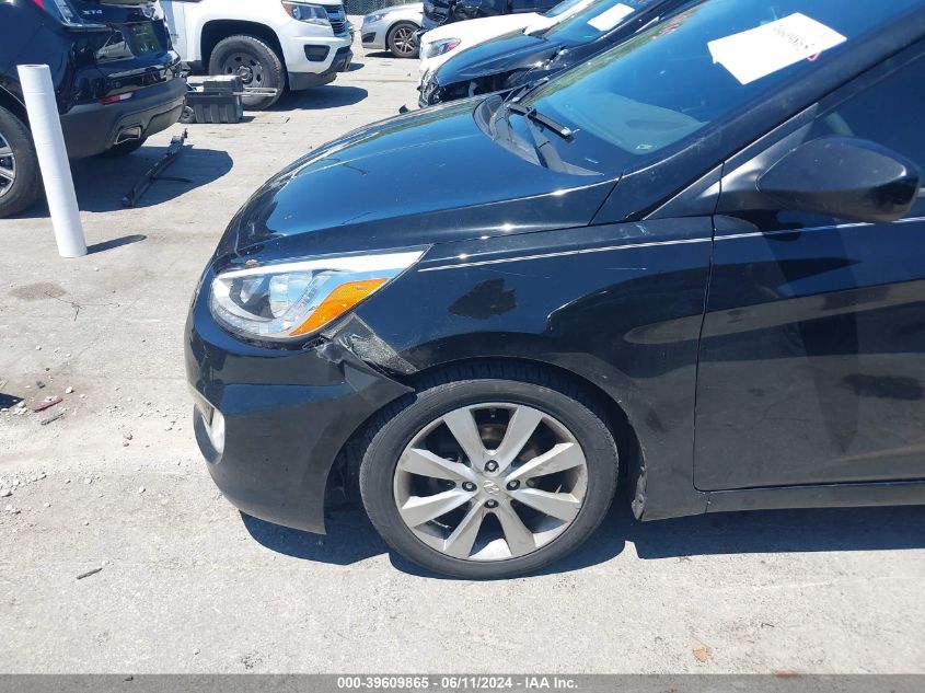 2014 Hyundai Accent Gls VIN: KMHCU4AE1EU608656 Lot: 39609865