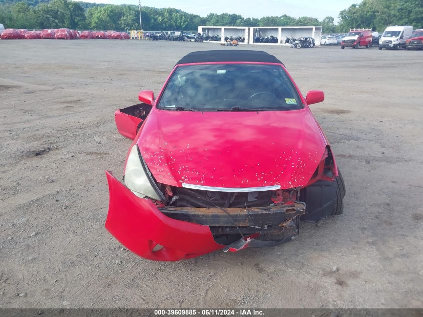 2005 Toyota Camry Solara Se VIN: 4T1FA38P55U057140 Lot: 39609885