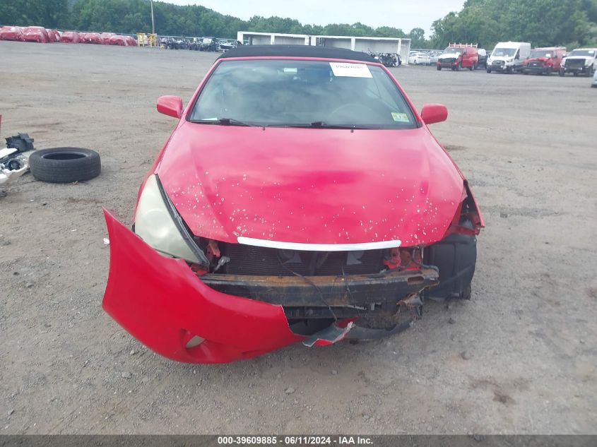 2005 Toyota Camry Solara Se VIN: 4T1FA38P55U057140 Lot: 39609885