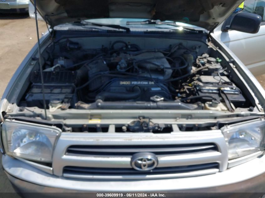 2000 Toyota 4Runner Sr5 V6 VIN: JT3HN86RXY0279367 Lot: 39609919