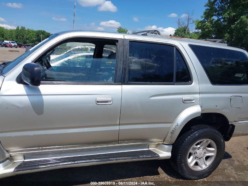 2000 Toyota 4Runner Sr5 V6 VIN: JT3HN86RXY0279367 Lot: 39609919
