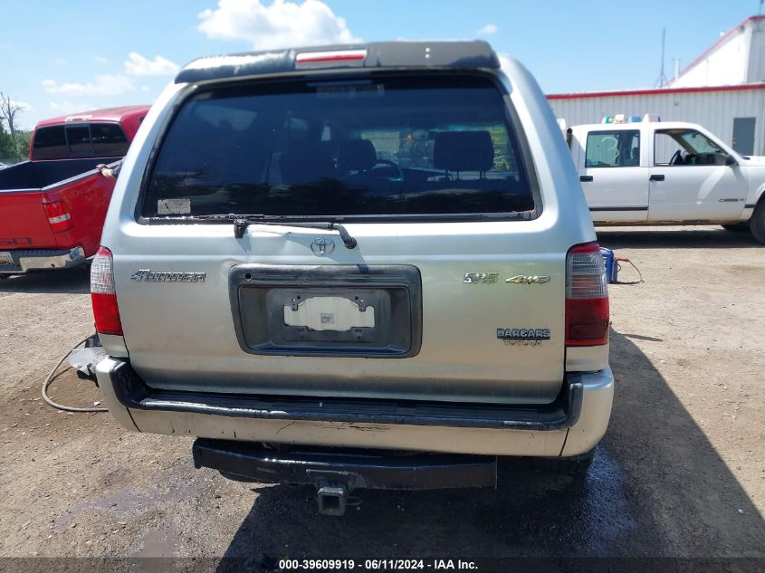 2000 Toyota 4Runner Sr5 V6 VIN: JT3HN86RXY0279367 Lot: 39609919