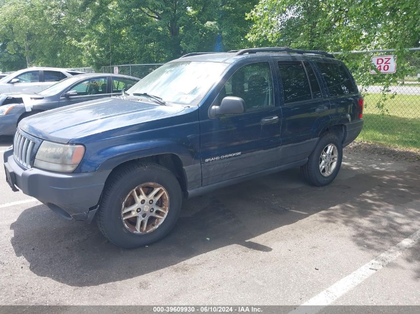 2004 Jeep Grand Cherokee Laredo VIN: 1J4GW48S84C127393 Lot: 39609930