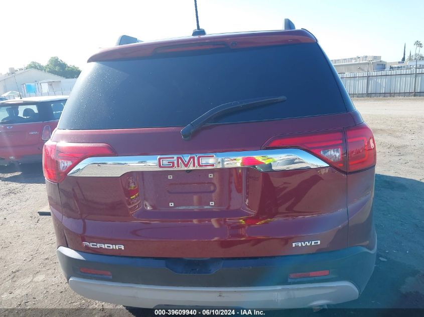 2018 GMC Acadia Sle-2 VIN: 1GKKNSLA4JZ206501 Lot: 39609940