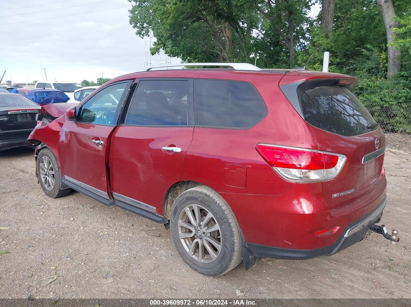2014 Nissan Pathfinder Sl VIN: 5N1AR2MM6EC604141 Lot: 39609972