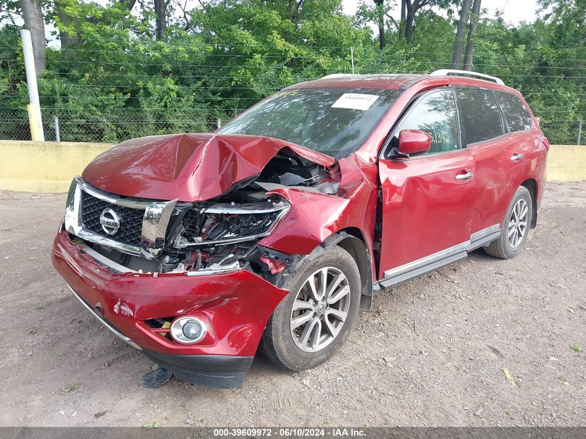 2014 Nissan Pathfinder Sl VIN: 5N1AR2MM6EC604141 Lot: 39609972