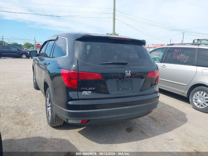 2017 Honda Pilot Ex VIN: 5FNYF5H32HB011396 Lot: 39609976