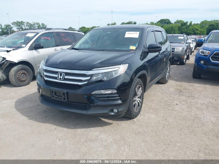 2017 Honda Pilot Ex VIN: 5FNYF5H32HB011396 Lot: 39609976