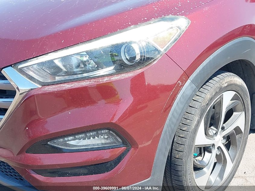 2016 Hyundai Tucson Limited VIN: KM8J33A21GU150808 Lot: 39609991