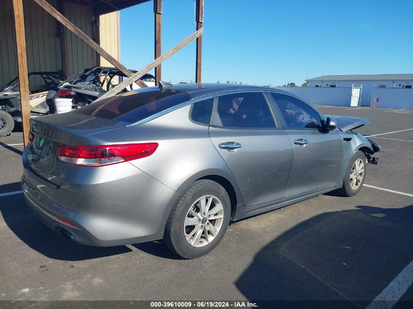 2016 Kia Optima Lx VIN: 5XXGT4L32GG105893 Lot: 39610009