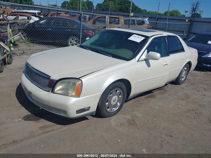 2003 Cadillac Deville Dhs VIN: 1G6KE57Y63U165182 Lot: 39610012