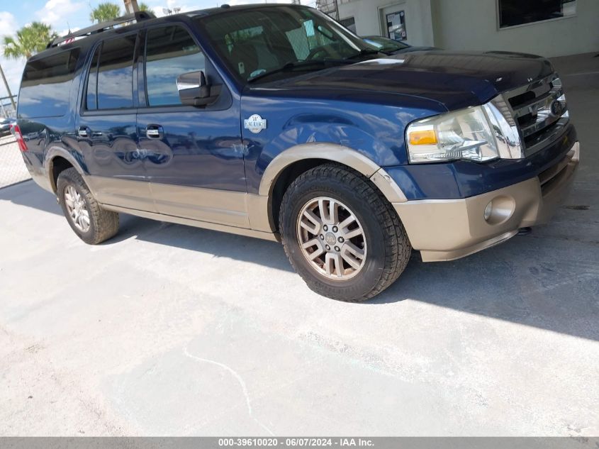 2013 Ford Expedition El King Ranch VIN: 1FMJK1J5XDEF27157 Lot: 39610020